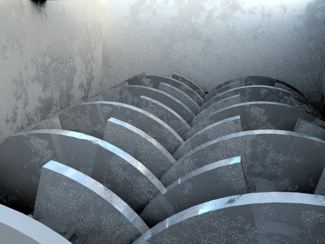 汚泥乾燥機ディスクドライヤー内部